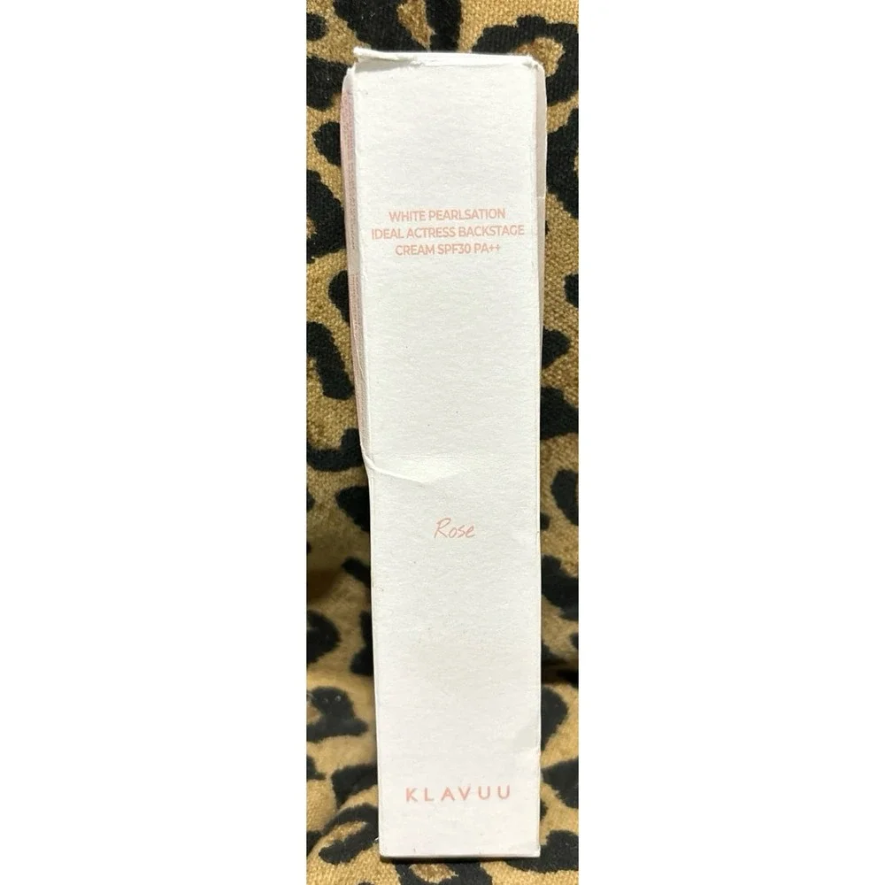 NEW Klavuu White Pearlsation Ideal Actress Backstage Face Cream, Rose